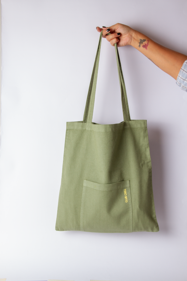 TOTE BAG CHILL VERDE / LIMA - Image 2
